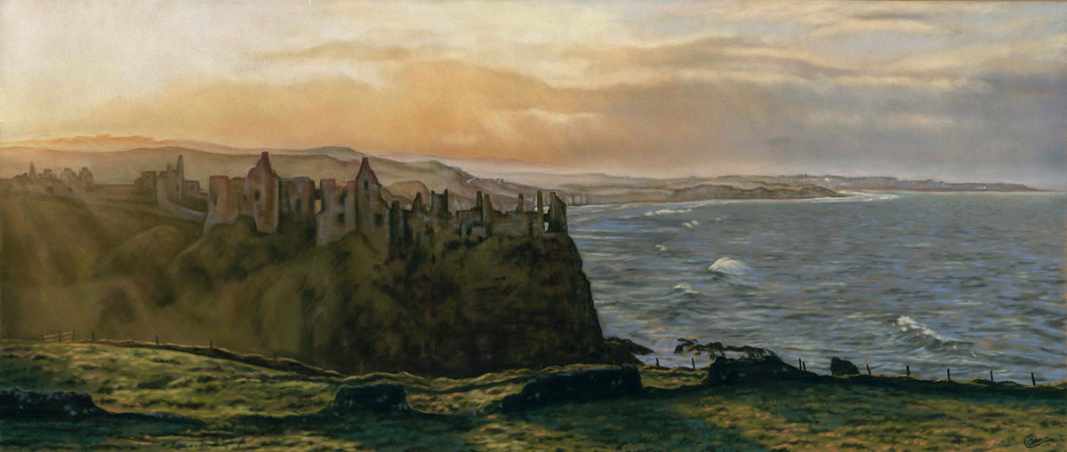 Lukisan pemandangan irlandia utara
